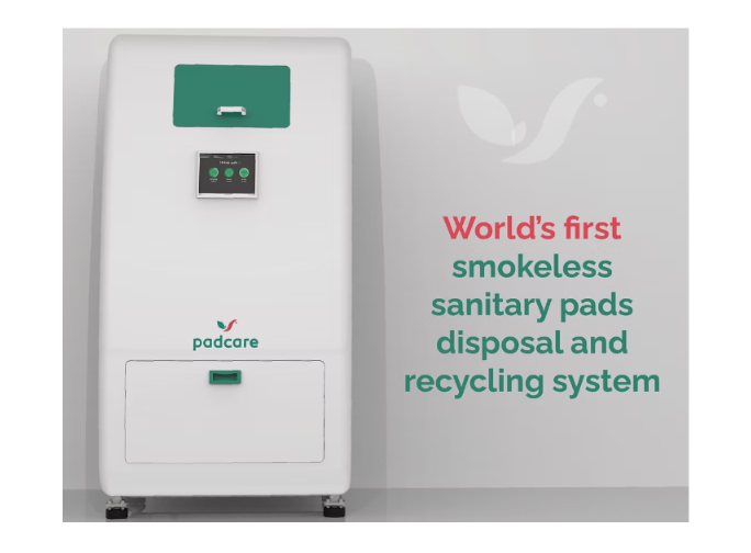 Padcare — patented smokeless napkin recycling system
