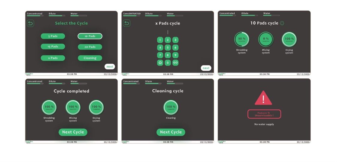 Operator UI for automatic mode